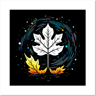 Maple Leaf Inspired design for not only canadian Posters and Art